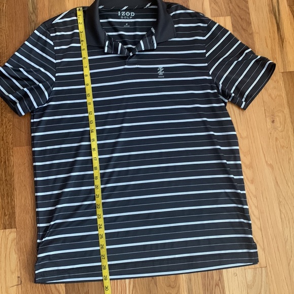 IZOD Men's Golf With  Stretch Polo Golf Shirt Light Weight Size Medium - Picture 4 of 10